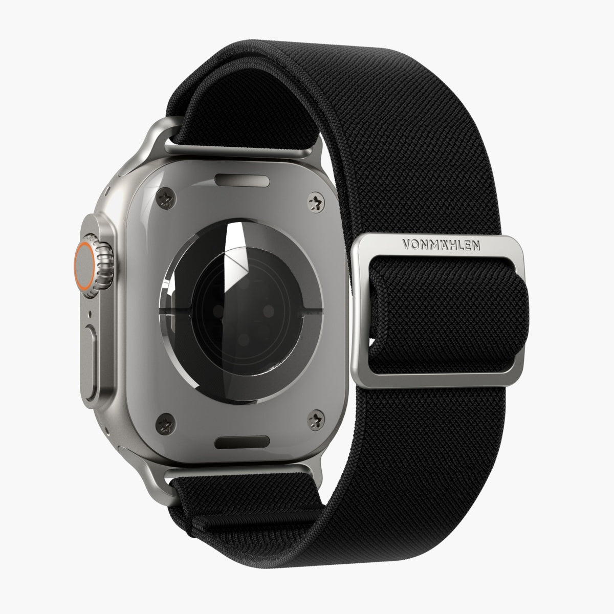 Vonmählen Classic Nylon Loop – Schwarz, für Apple Watch
