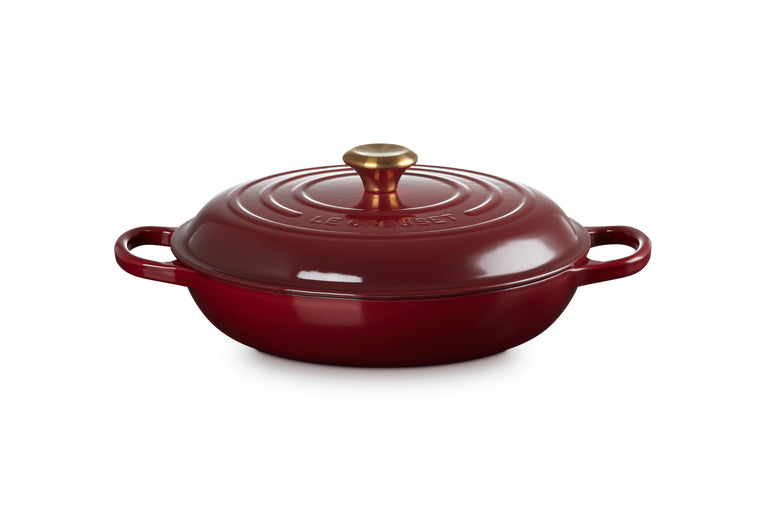 Le Creuset Kochtopf Signature – 3,5 l, Ø 31,7 cm, Gusseisen, Emaille, für Induktion, Gas, Glaskeramik u. a.