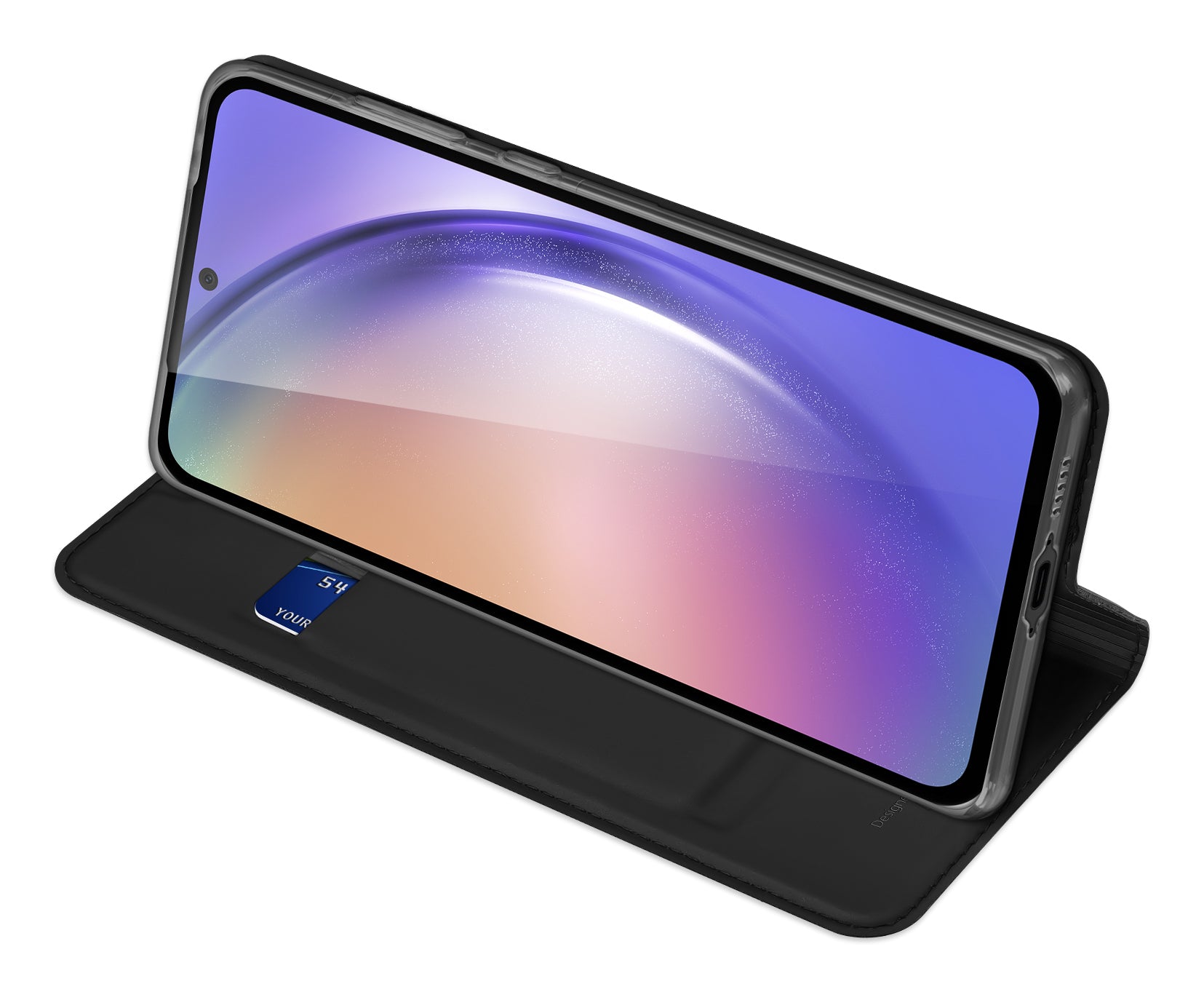 Nevox – Booklet-Hülle Vario Serie – für Samsung Galaxy A56/A36 – schwarz – mit Kartenfach, Magnetverschluss