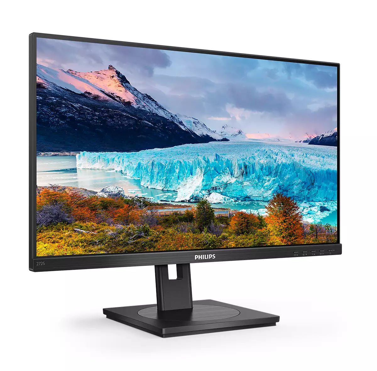 Philips 272S1AE/00 – Monitor, 27" Full HD (1920 × 1080), IPS, 75 Hz, 300 cd/m², VESA 100 × 100, Schwarz