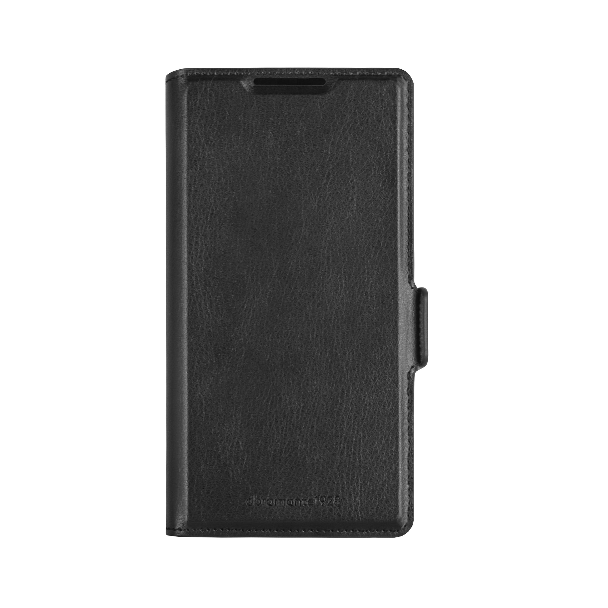 dbramante1928 Oslo Pro Wallethülle – für Samsung Galaxy S25 Ultra, mit Ständer, 3 Kartenfächer, PU, Schwarz