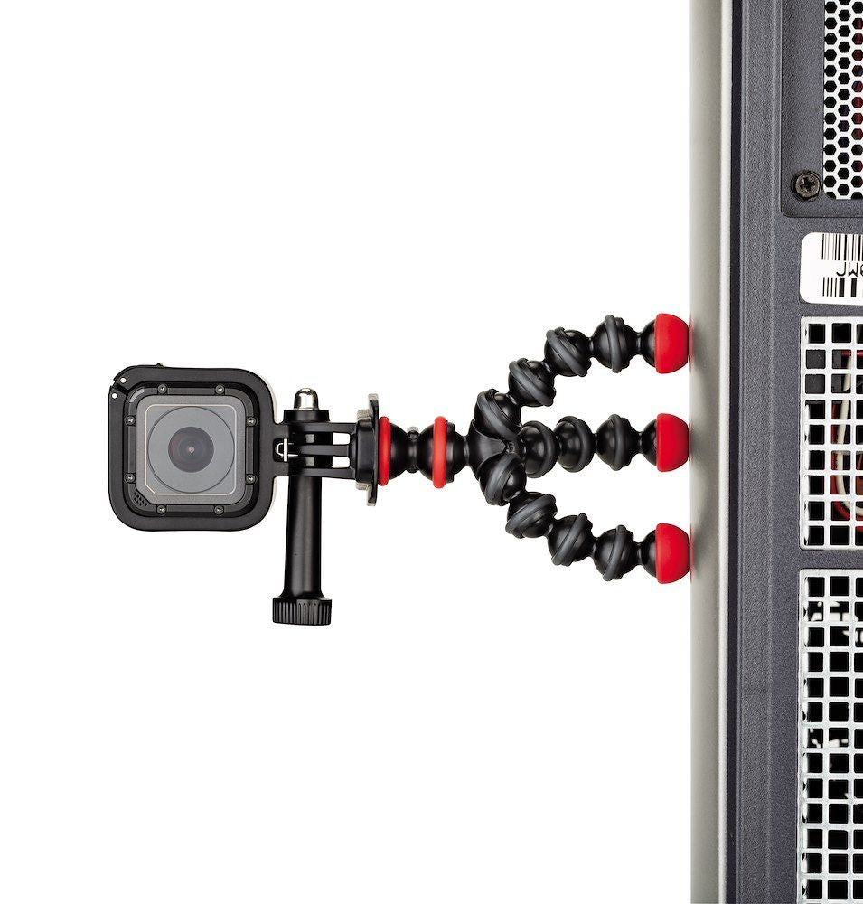 Joby GorillaPod Magnetic mini Mini-Stativ – bis 9,5 cm – Traglast 0,33 kg – 1/4" – Schwarz/Rot
