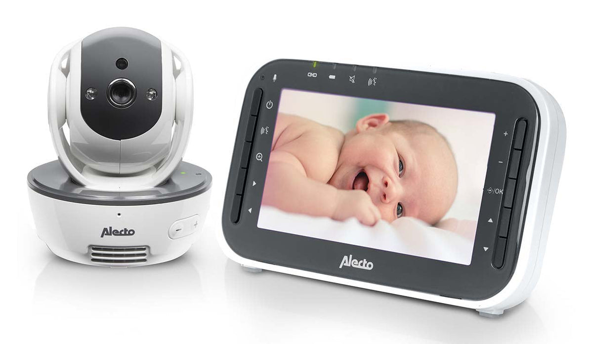Alecto DVM-200 Video-Babyphone – Nachtsicht, 300 m Reichweite, 2-Wege-Audio, Akku 10 h