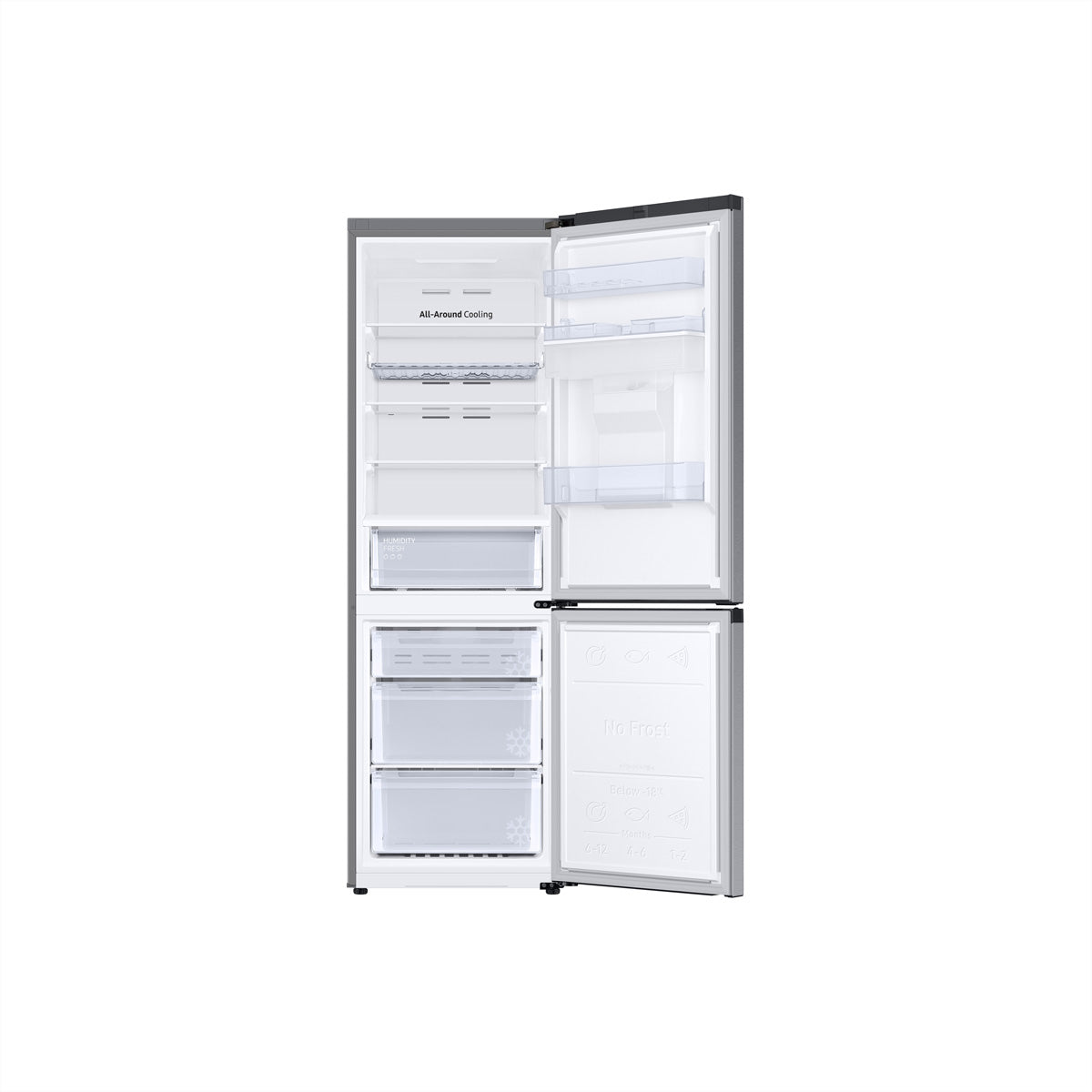 Samsung Kühl-Gefrierkombination RB7300 – 341 l, 230 V, Energieeffizienzklasse D, 35 dB