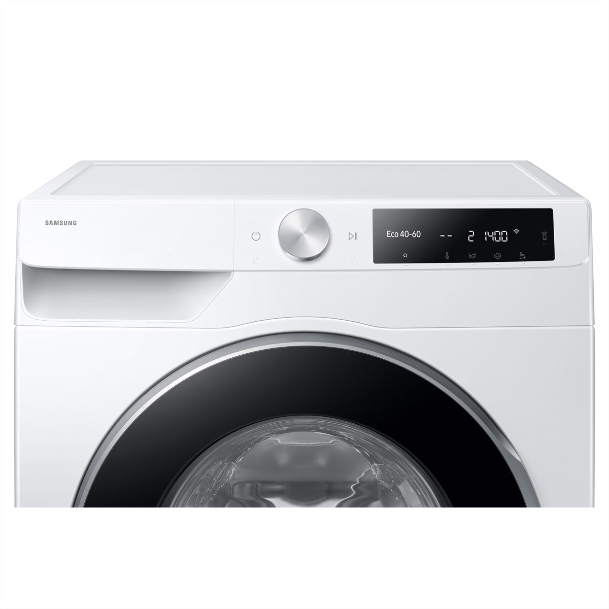 Samsung Waschmaschine WW6000 – 9 kg, 1400 U/min, AI EcoBubble, SmartThings, 44 kWh/100 Zyklen – weiss
