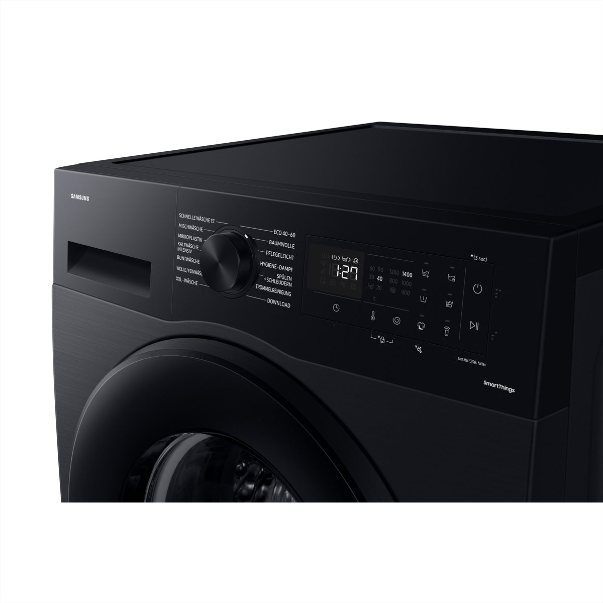 Samsung WW5000C WW90CGC04AABWS – Waschmaschine – 9 kg, 1'400 U/min, WLAN (SmartThings) – Schwarz