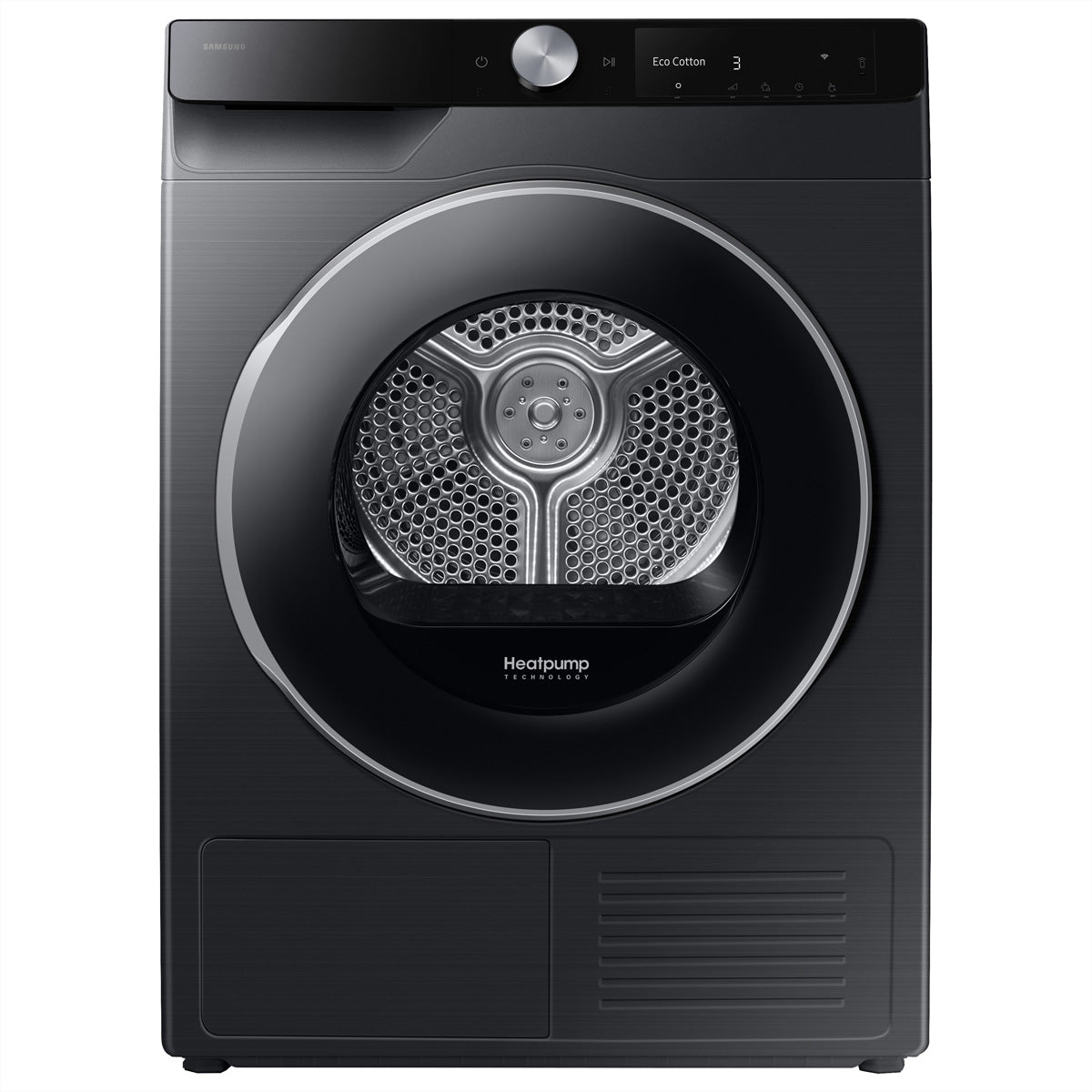 Samsung Wäschetrockner DV6000 – 9 kg, Wärmepumpe, AI Dry+, A – Schwarz
