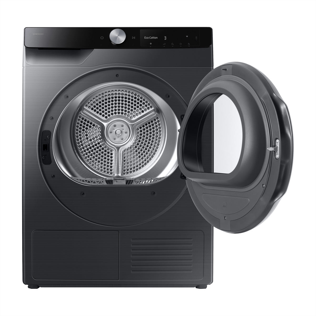 Samsung Wäschetrockner DV6000 – 9 kg, Wärmepumpe, AI Dry+, A – Schwarz