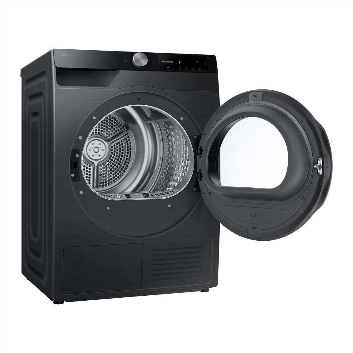 Samsung Wäschetrockner DV6000 – 9 kg, Wärmepumpe, AI Dry+, A – Schwarz