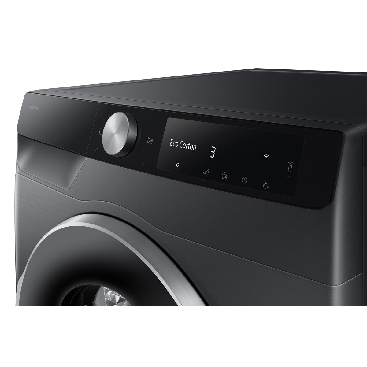 Samsung Wäschetrockner DV6000 – 9 kg, Wärmepumpe, AI Dry+, A – Schwarz