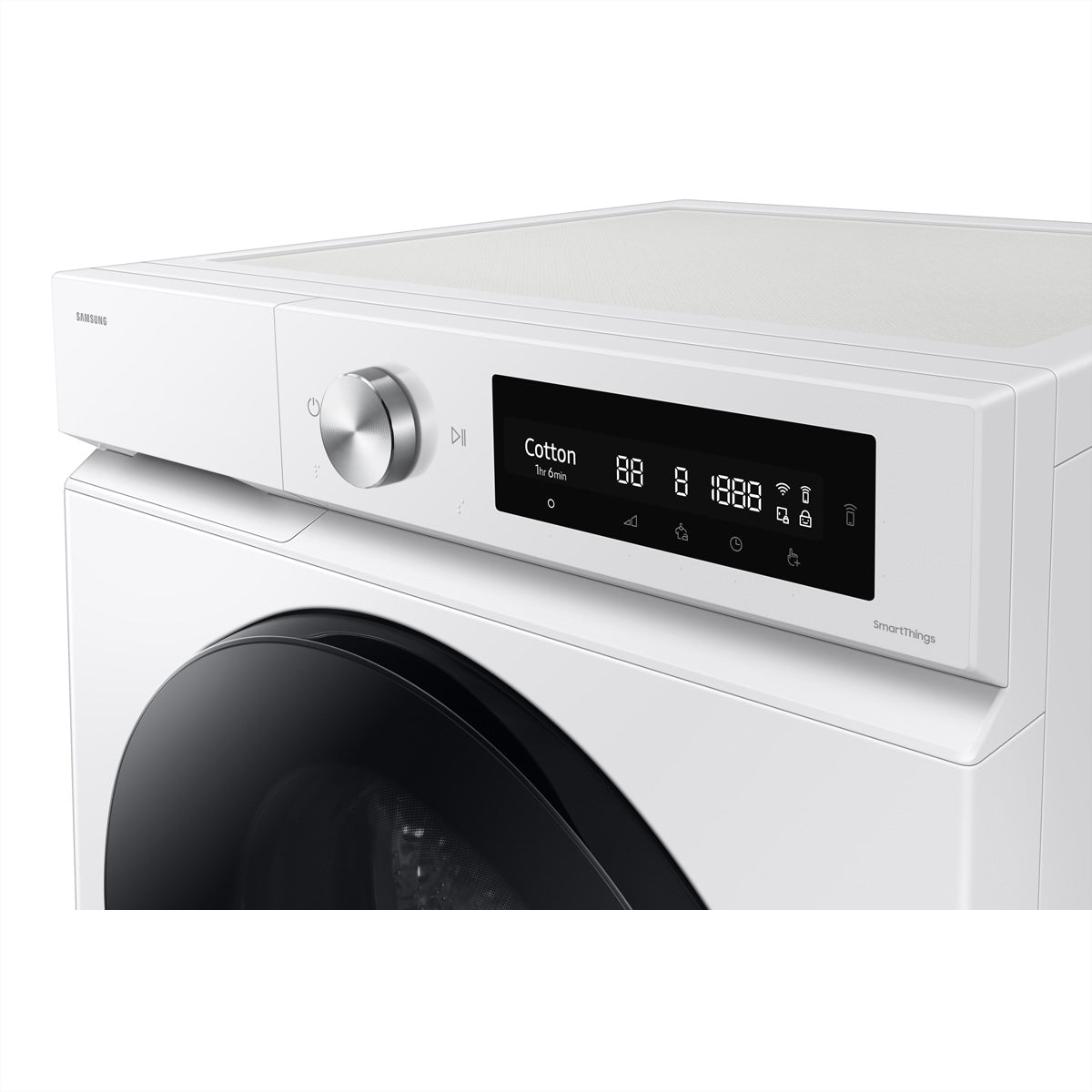 Samsung Waschtrockner WD7400D – 11 kg Waschen/6 kg Trocknen, AI Ecobubble & Inverter, 1400 U/min – weiss