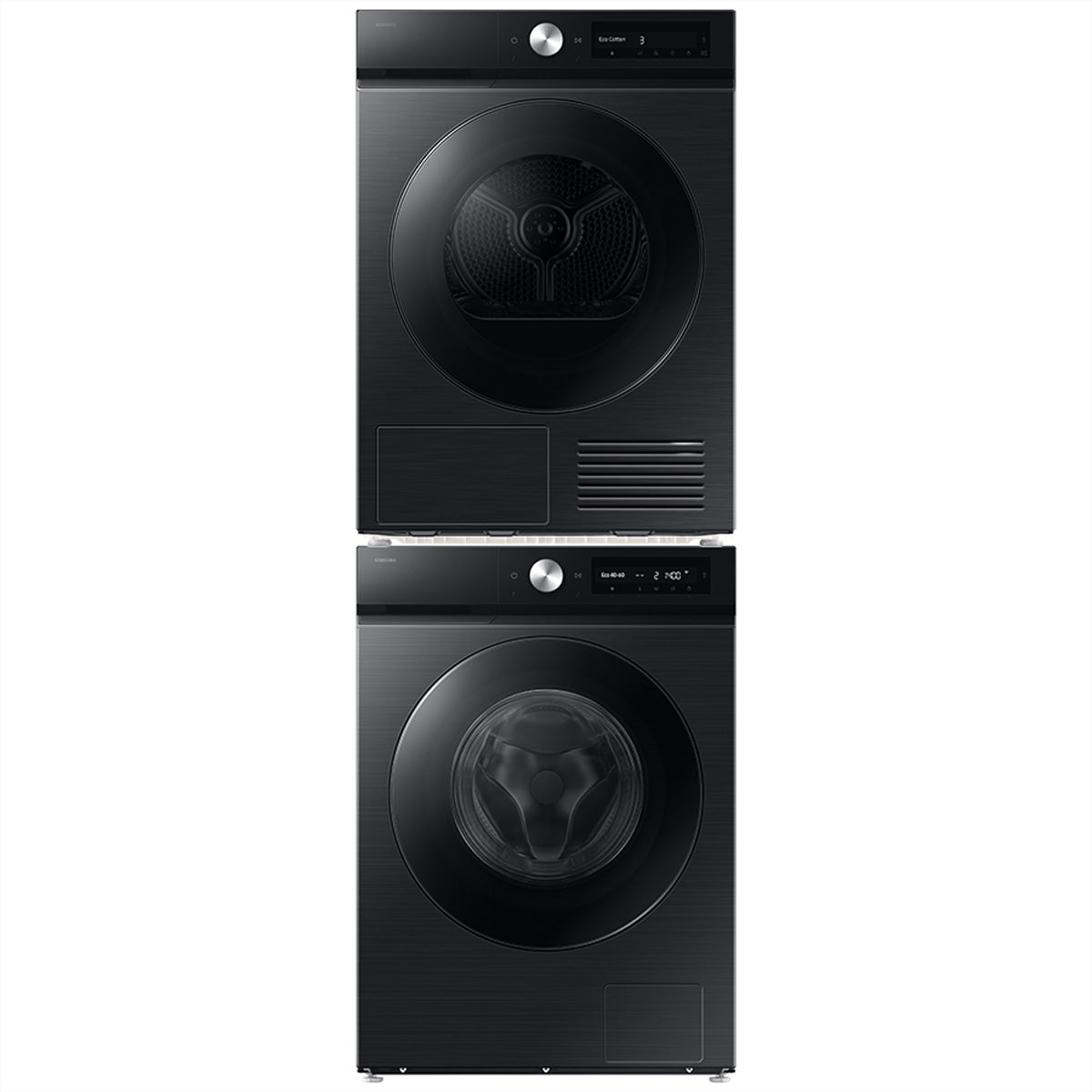Samsung Waschturm WW7400_DV7400 – schwarz, Metall, 60 × 168 × 58 cm, 11/9 kg