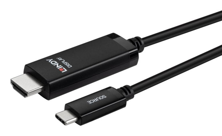 Lindy USB-C auf HDMI Kabel HDMI 2.1 8K 60 Hz – 3 m
