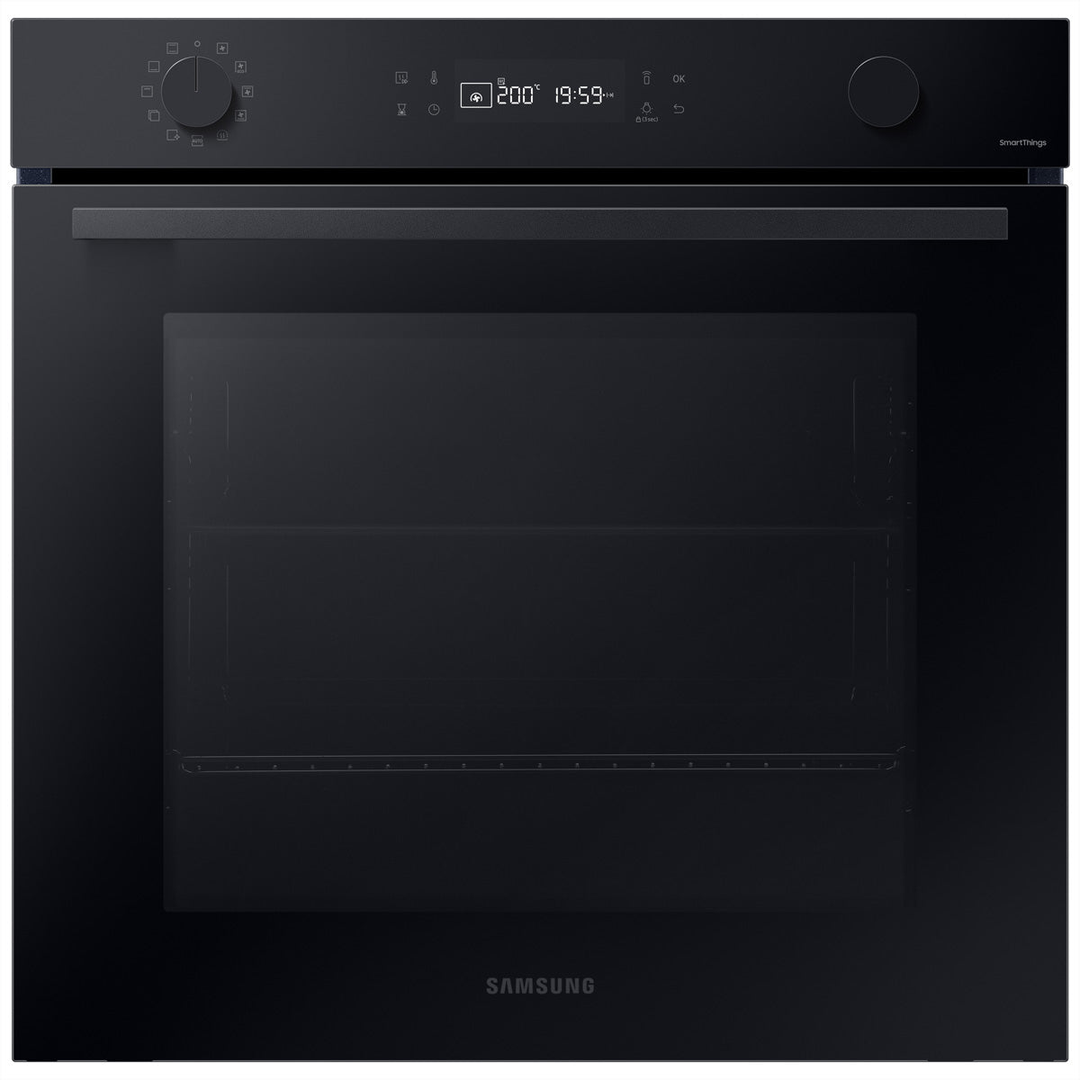 Samsung Einbau-Backofen NV7B41201AK/U3 – 76 l, Grill & Heissluft, 1800 W – Schwarz