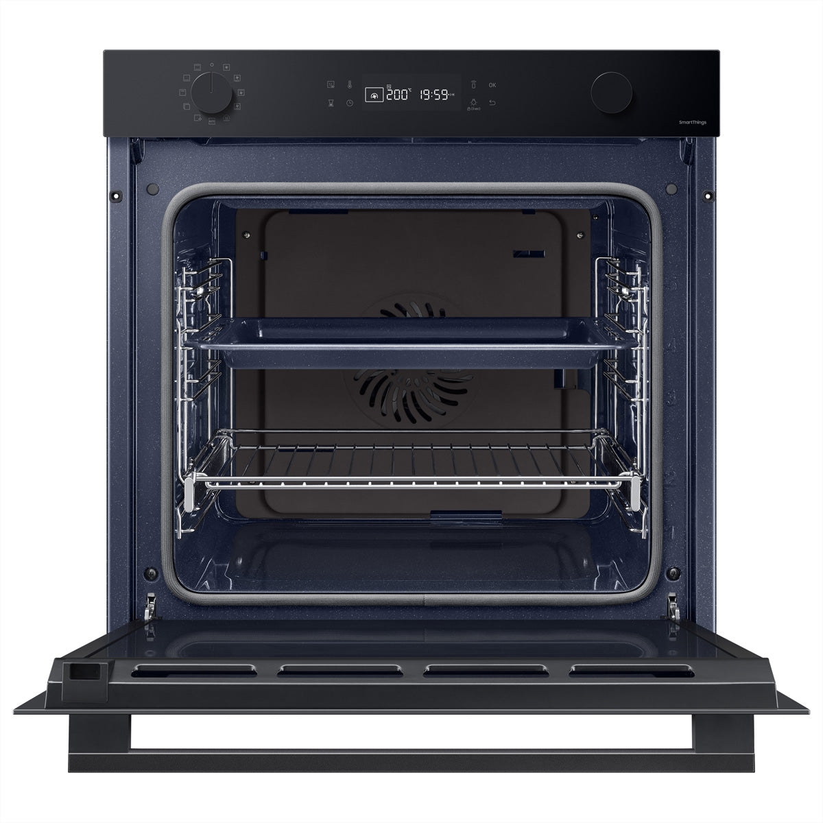 Samsung Einbau-Backofen NV7B41201AK/U3 – 76 l, Grill & Heissluft, 1800 W – Schwarz