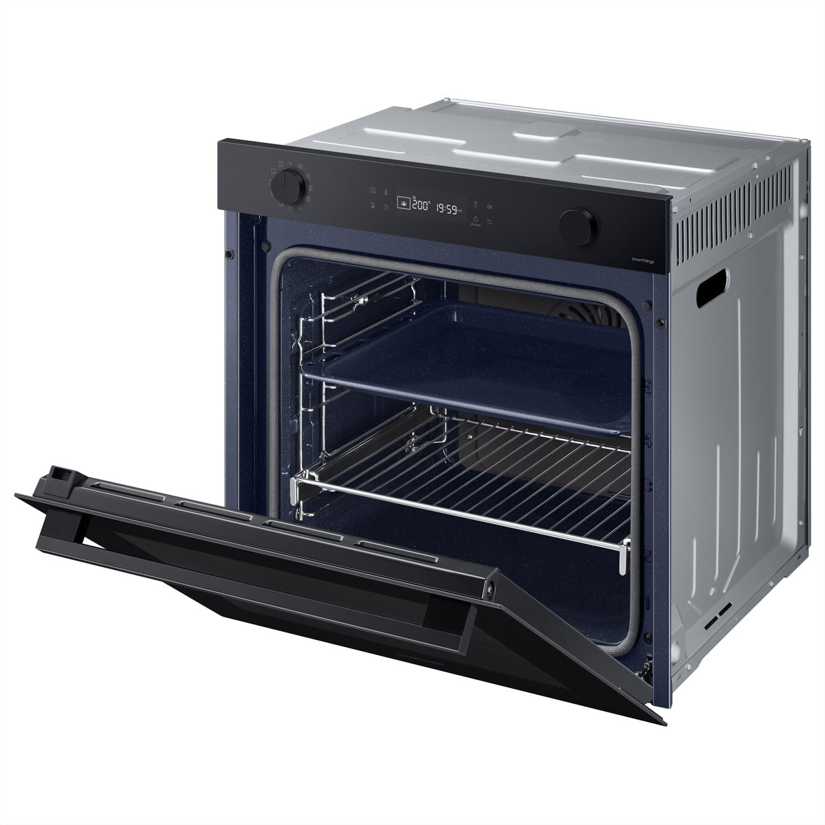 Samsung Einbau-Backofen NV7B41201AK/U3 – 76 l, Grill & Heissluft, 1800 W – Schwarz
