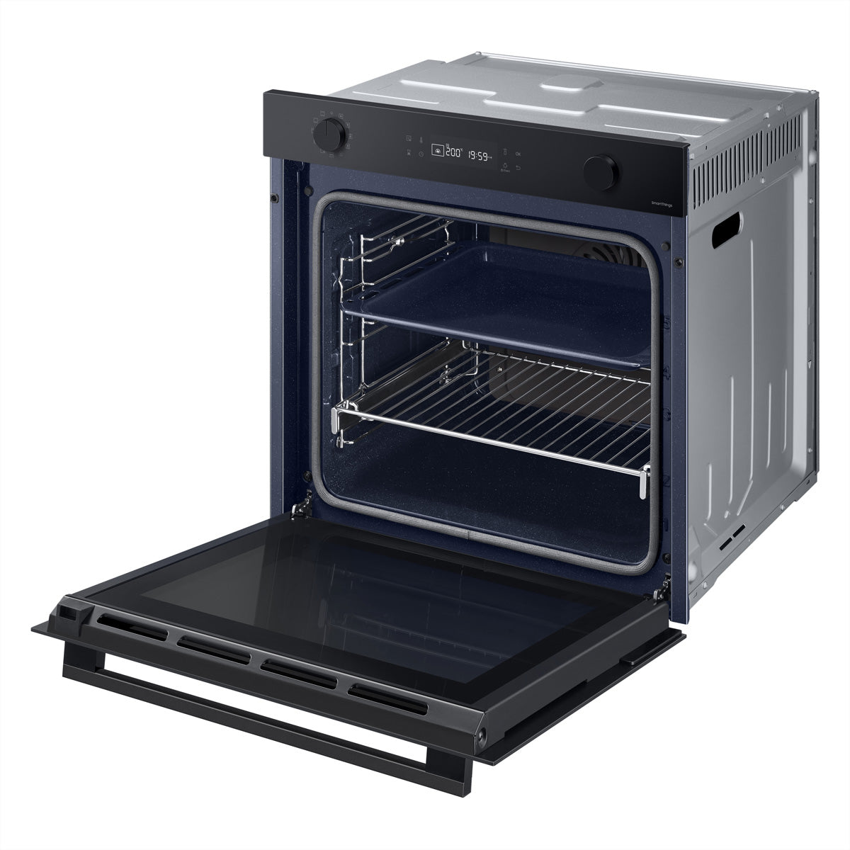 Samsung Einbau-Backofen NV7B41201AK/U3 – 76 l, Grill & Heissluft, 1800 W – Schwarz