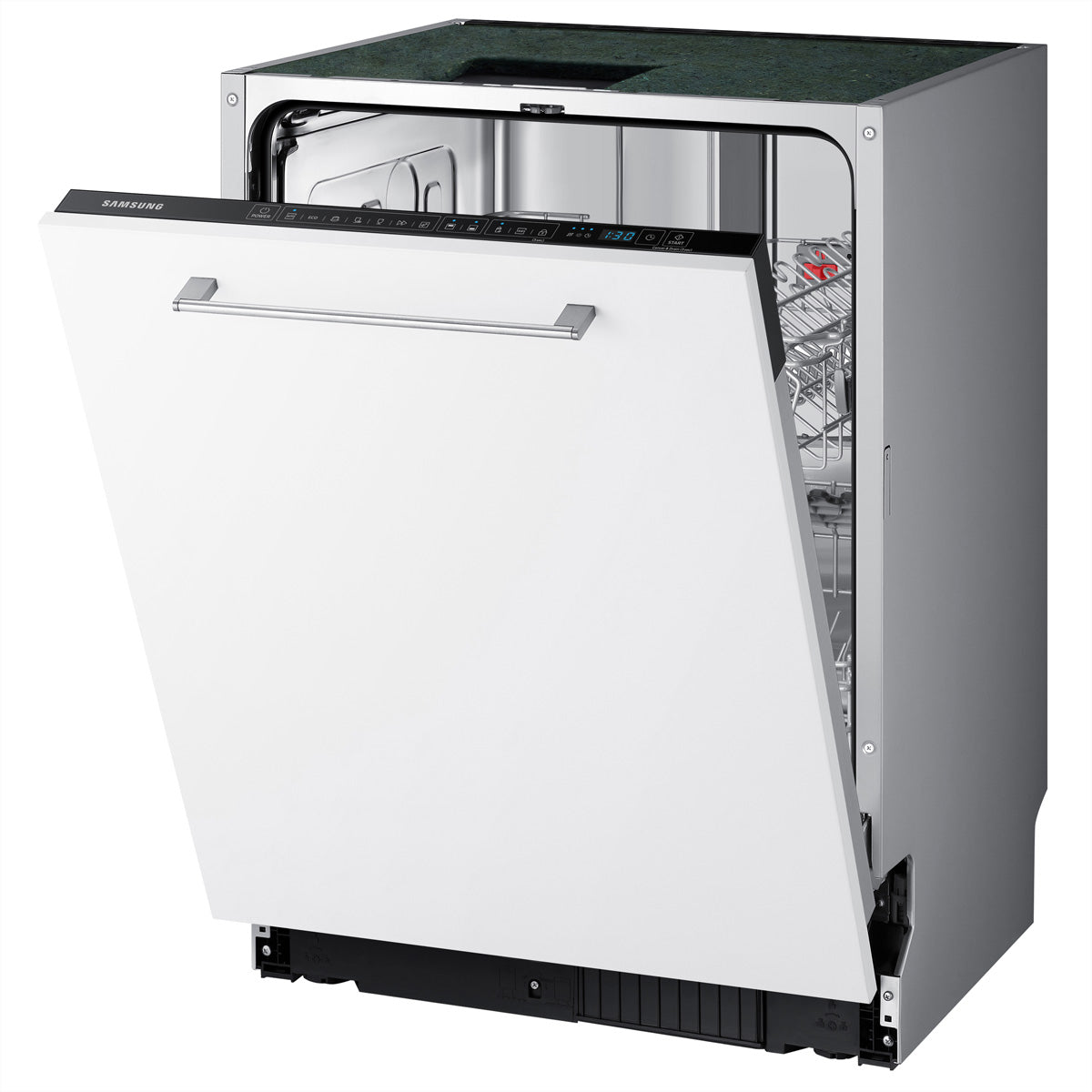 Samsung Vollintegrierter Geschirrspüler DW6500 – 13 Maßgedecke, 44 dB, Energieklasse D – Silber