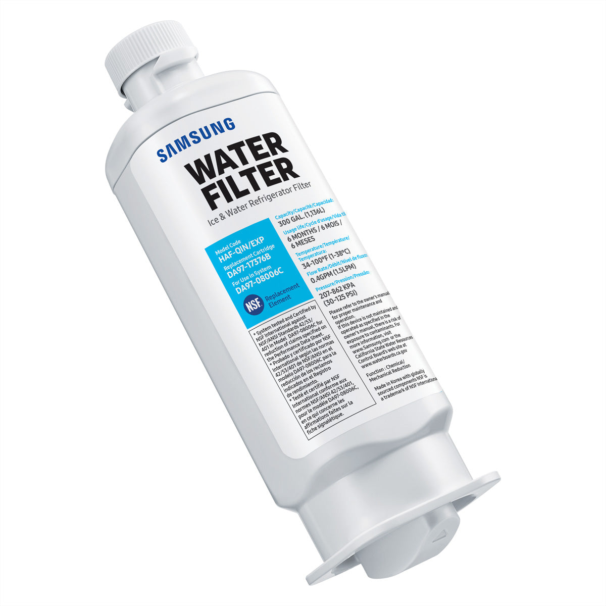 Samsung Wasserfilterkartusche Food-Center HAF-QIN/EXP – für RF65A967ESR, 1135,62 l