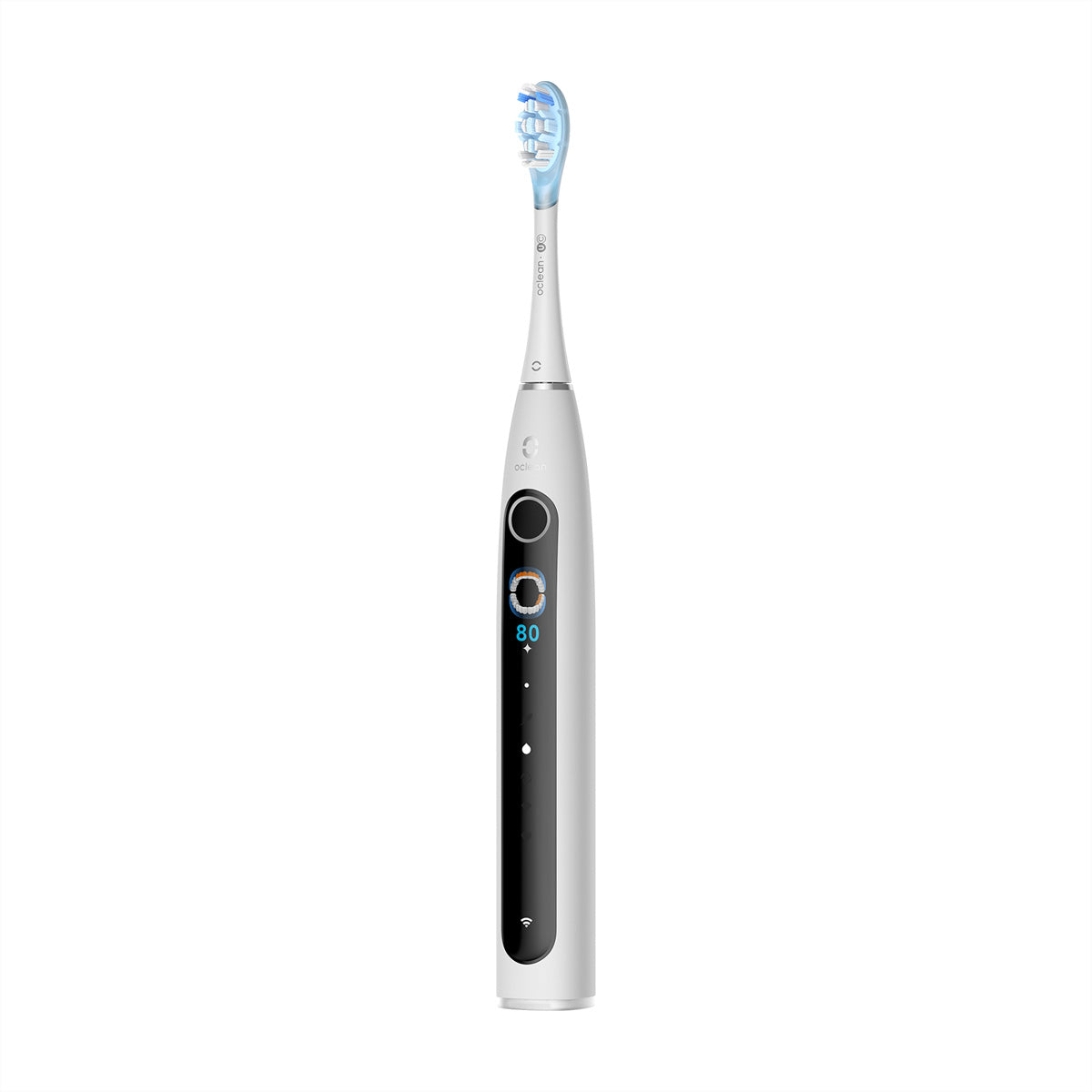 Oclean Schallzahnbürste X Pro 20 – 84'000 Bewegungen/min, Positionserkennung, 2 Bürstenköpfe – Weiss