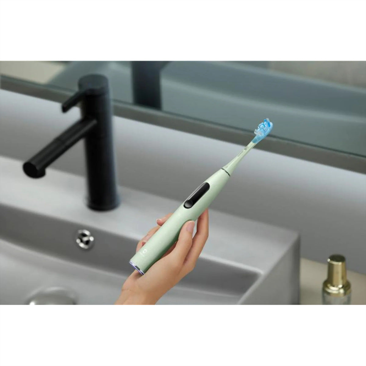 Oclean Schallzahnbürste X Ultra 20 – 84'000 Bewegungen/min, 40 Tage Akku, 3 Bürstenköpfe, Grün