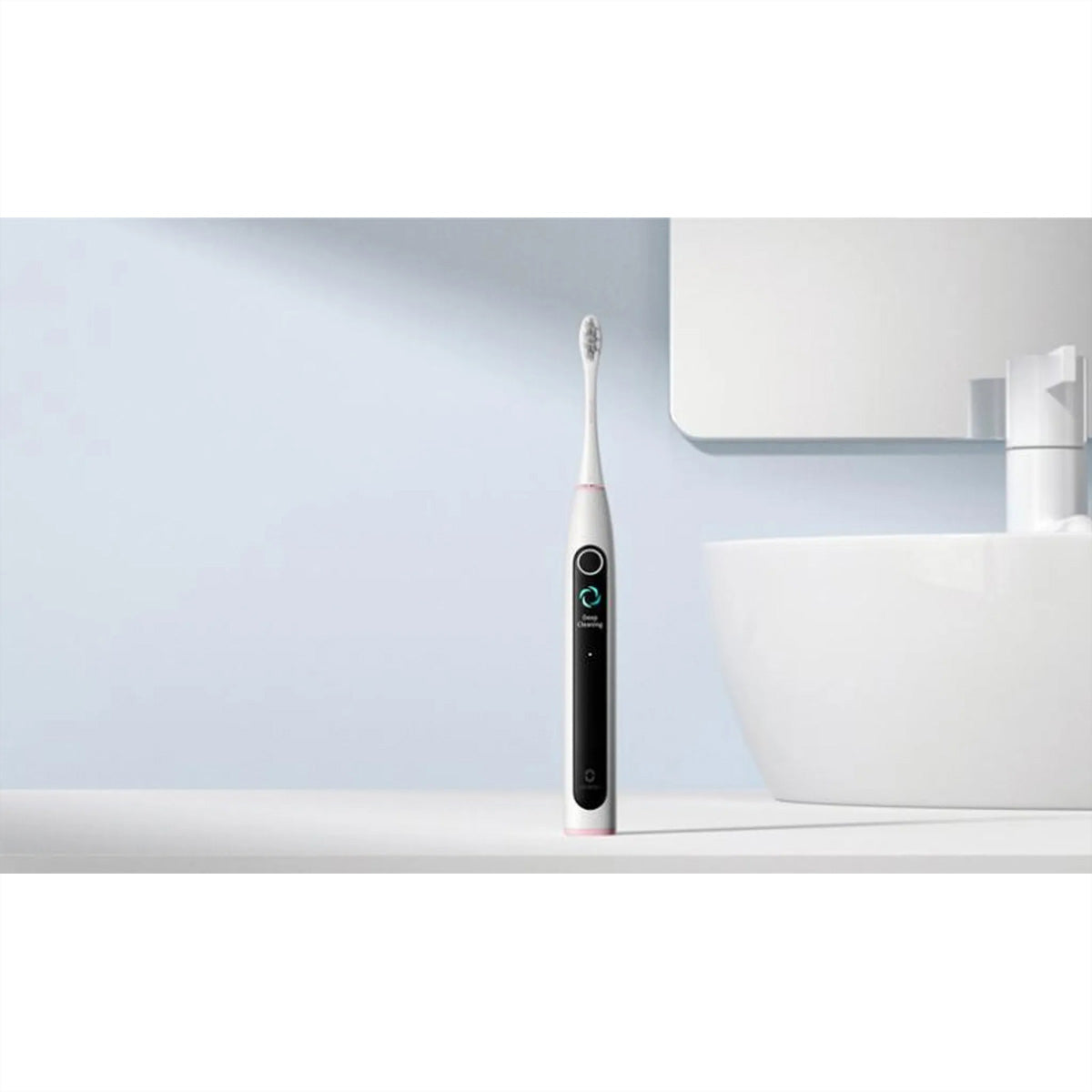 Oclean Schallzahnbürste X Lite Set – 72'000 Bewegungen/min, Smart Screen, 40 Tage Akku – Grau