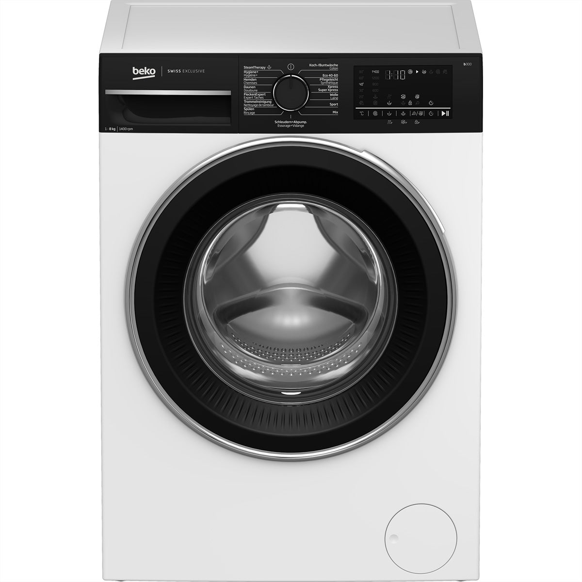 Beko Waschmaschine WM321 – 8 kg, 1400 U/min, 15 Programme – weiss