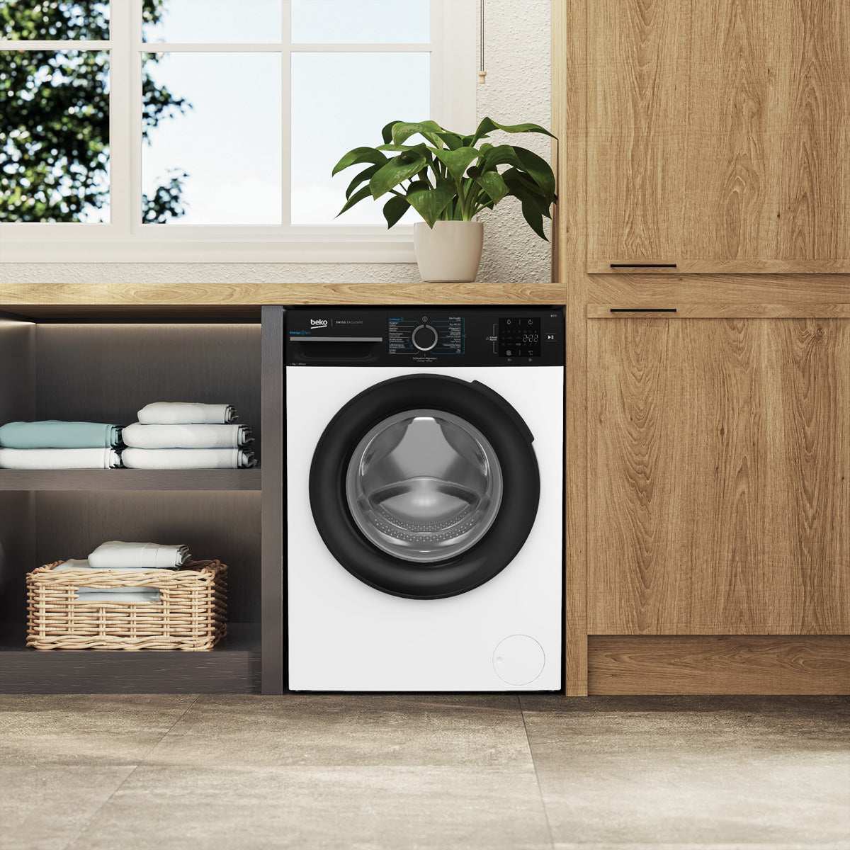 Beko Waschmaschine WM207 – 7 kg, 1351 U/min, Energieeffizienzklasse A – weiss