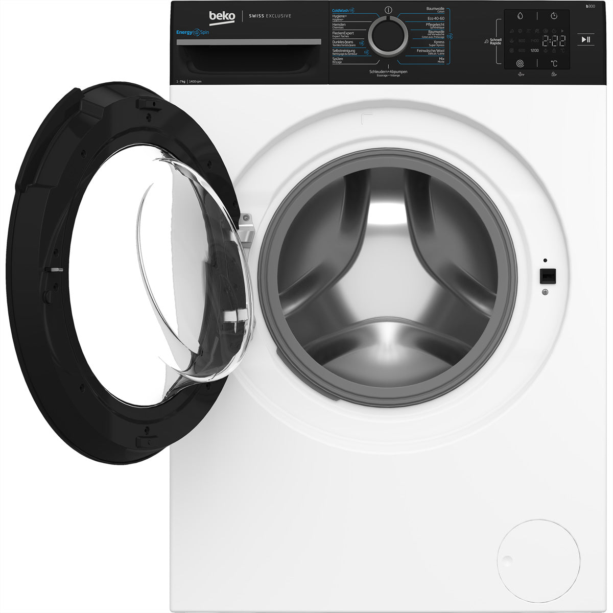 Beko Waschmaschine WM207 – 7 kg, 1351 U/min, Energieeffizienzklasse A – weiss
