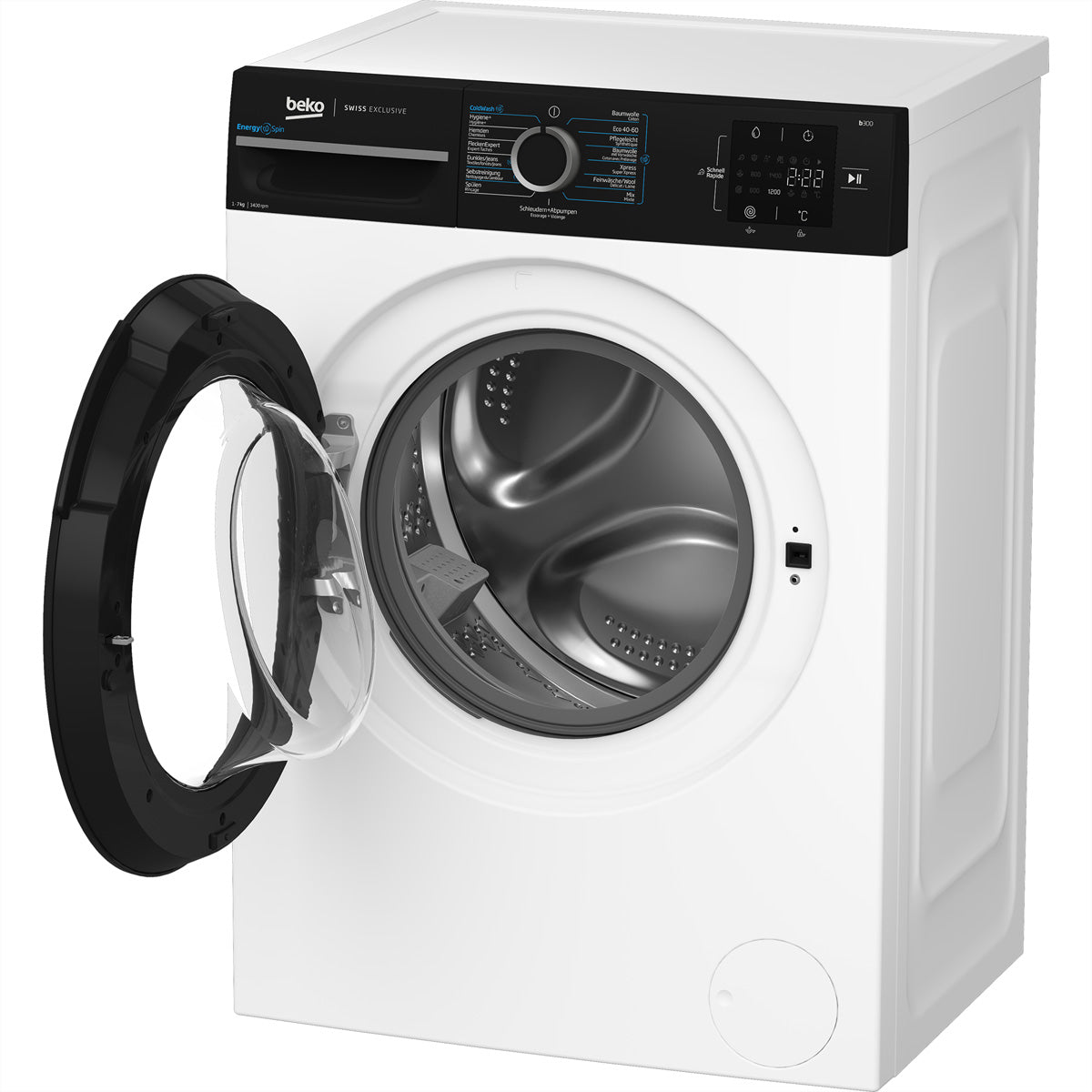 Beko Waschmaschine WM207 – 7 kg, 1351 U/min, Energieeffizienzklasse A – weiss