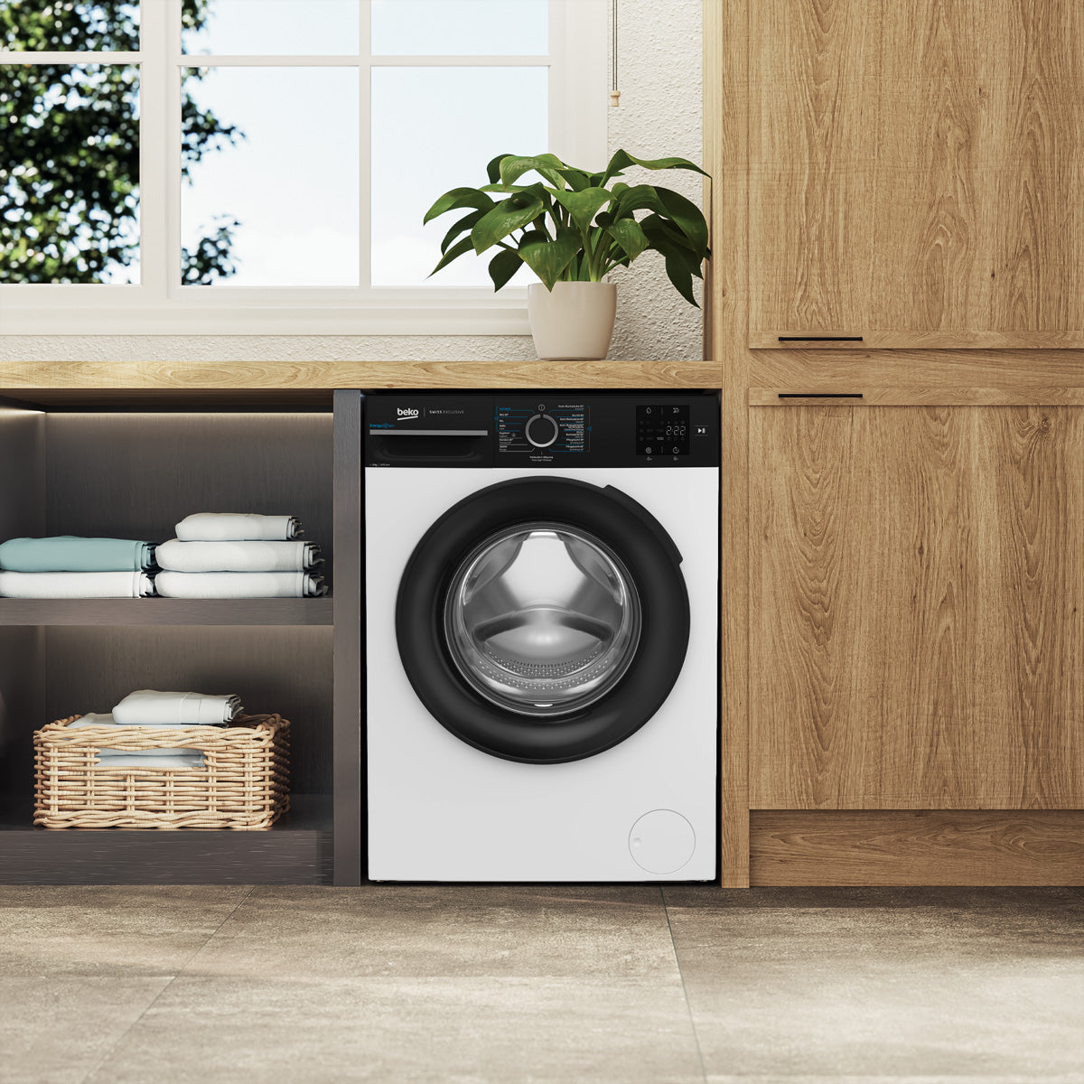 Beko Waschmaschine WM218 – 8 kg, 1400 U/min, Invertermotor, Energieklasse A – weiss