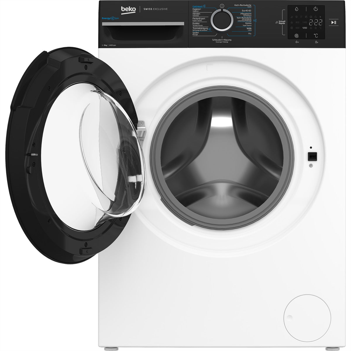 Beko Waschmaschine WM229 – 9 kg, Energieeffizienz A, 1400 U/min – weiss