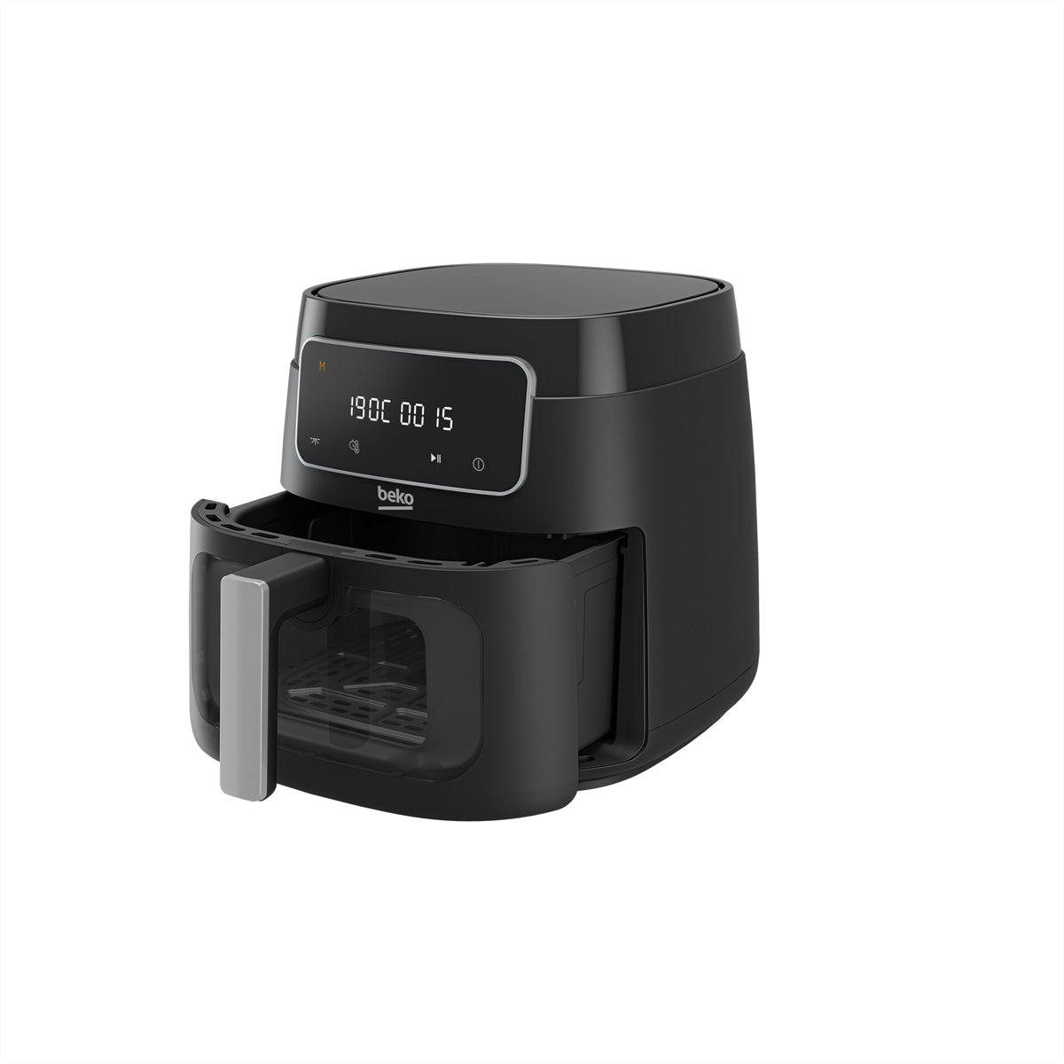 Beko Heissluftfritteuse AF 4000 – 7,6 kg, Timer, 1750 W – Schwarz