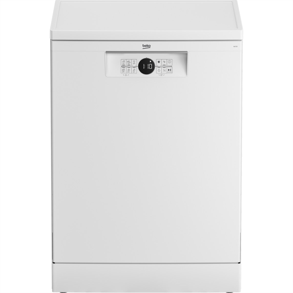 Beko Geschirrspüler FG6300 – 60 cm, freistehend, 46 dB, Energieklasse C – silber