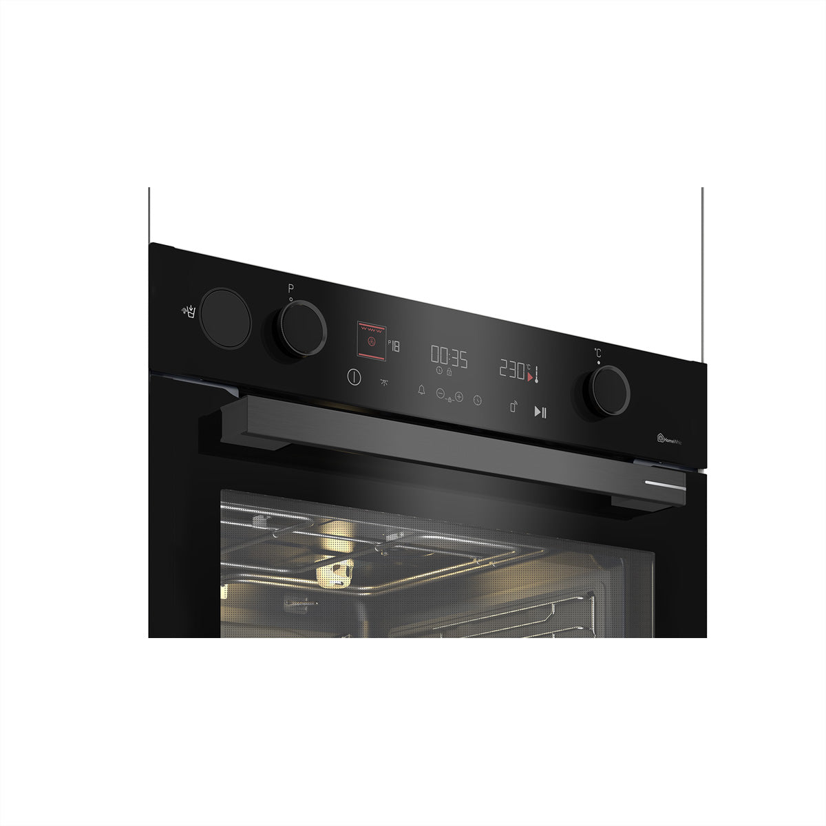 Grundig Einbau-Backofen GEBD12400BCI – 72 l, Dampfunterstützung & Grill