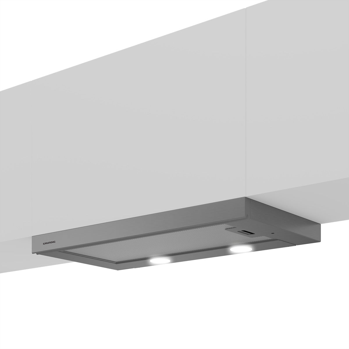 Grundig Dunstabzugshaube GDT2565XC – 60 cm, Energieklasse A – Edelstahl