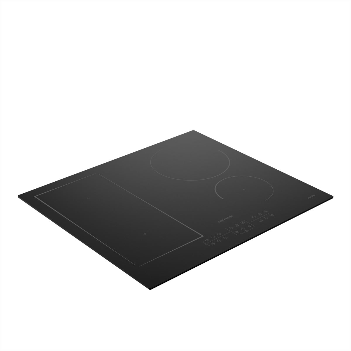 Grundig Zonen-Induktionskochfeld GIEI 623471 – 58 × 51 × 5,2 cm – für Einbau (Ausschnitt 56 × 49 cm)