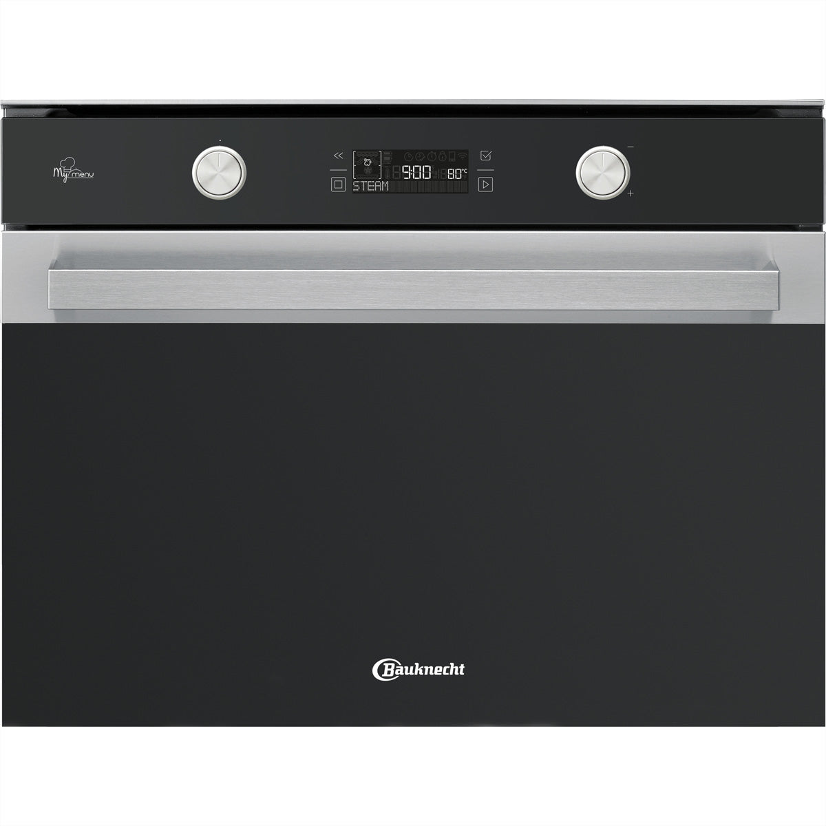 Bauknecht Einbau-Kombi-Steamer ECSK7 CP845 PTCH – 29 l, Dampf & Heissluft, 1450 W – schwarz/edelstahl