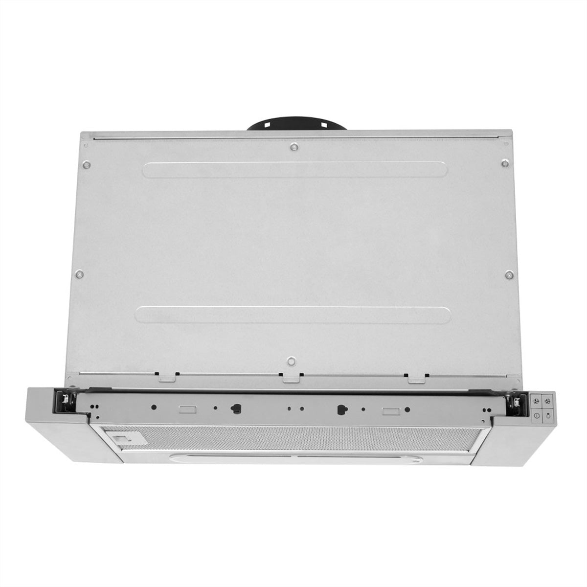 Bauknecht Dunstabzugshaube DBAH65LMX – 59,8 cm Breite, 448 m³/h, 3 Stufen – Edelstahl