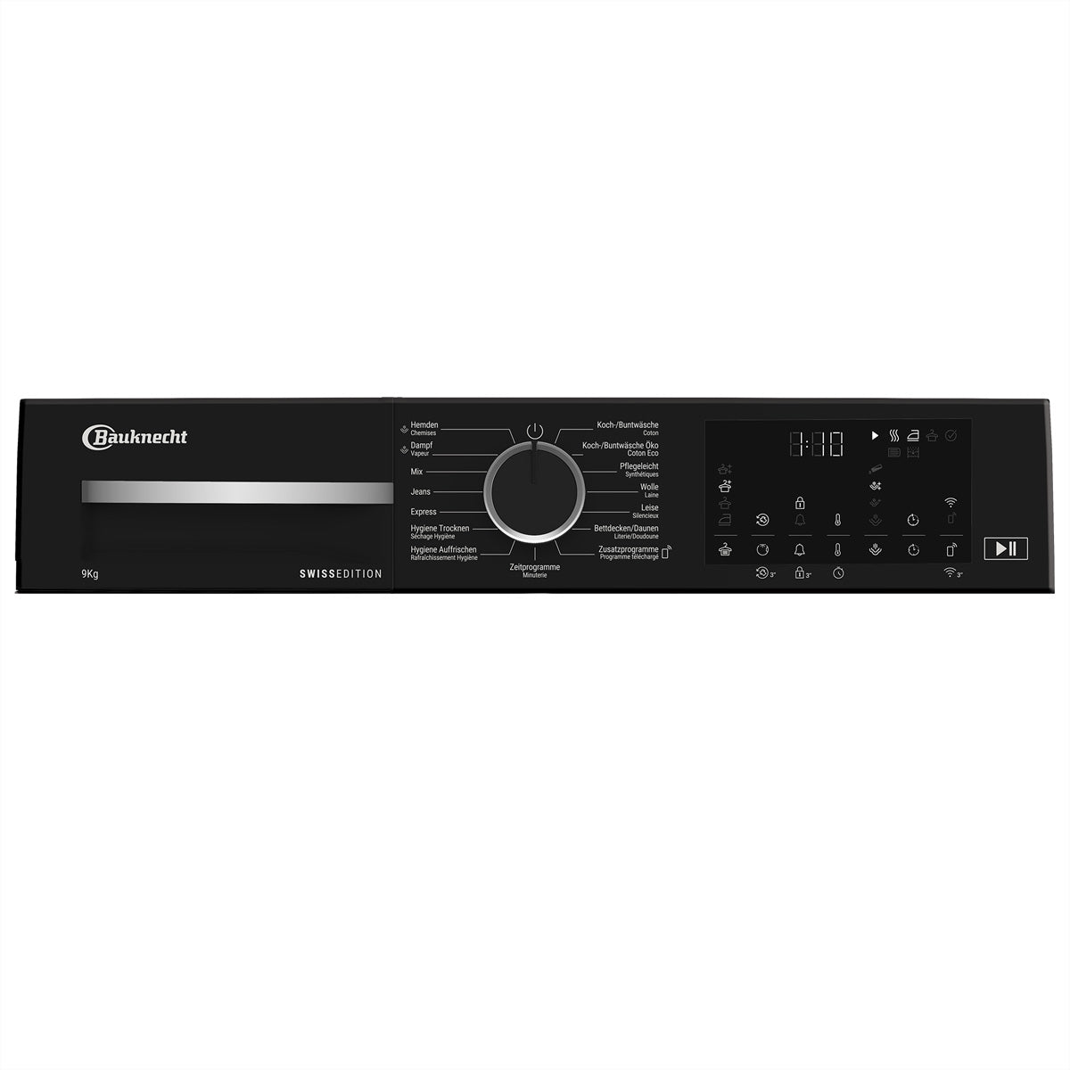 Bauknecht Wäschetrockner BKTR8109 – 9 kg, Energieklasse B, 107,6 kWh/100 Zyklen, Edelstahltrommel – Weiss