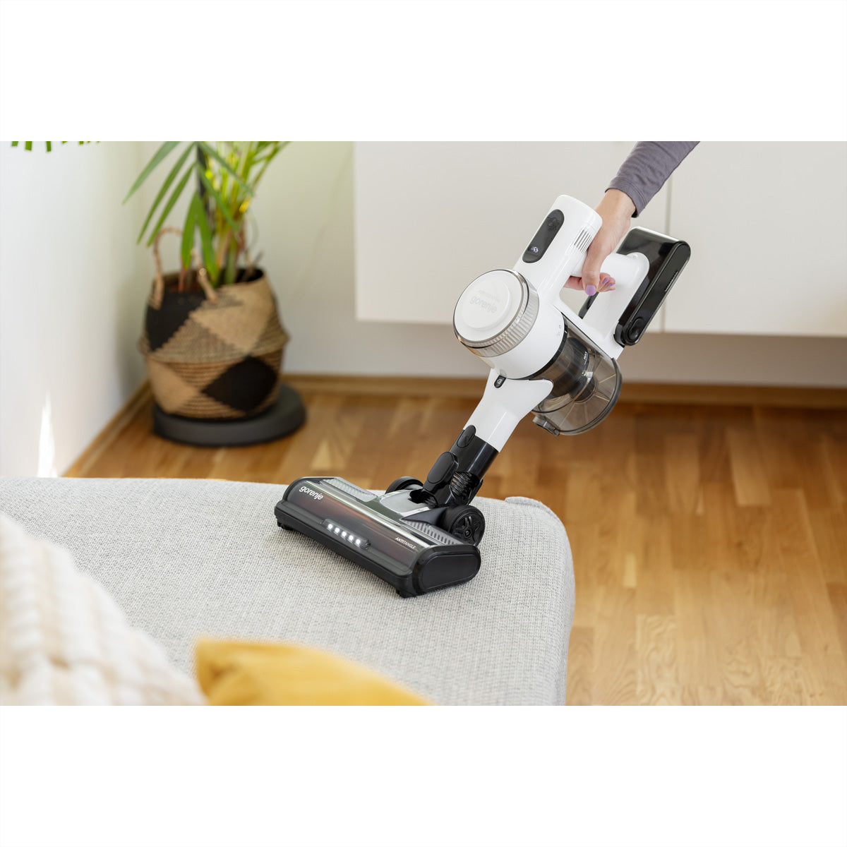 Gorenje Kabelloser Staubsauger SVC259400NES NEOESSENTIAL, 2-in-1 – 50 min, 60 AW, Behälter 0,6 l