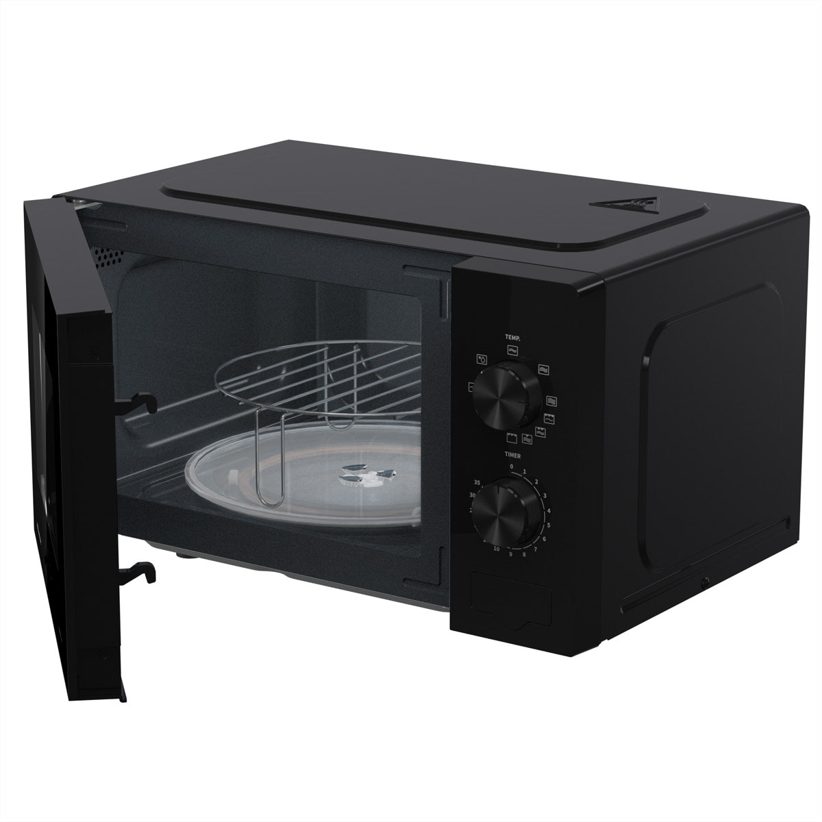 Hisense Grill Mikrowelle H20MOBP1GCH – 20 l, Grill, 1000 W – schwarz