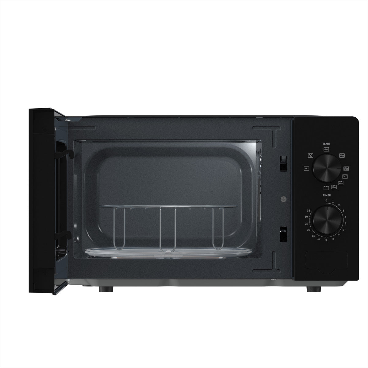 Hisense Grill Mikrowelle H20MOBP1GCH – 20 l, Grill, 1000 W – schwarz