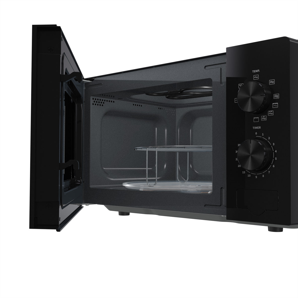 Hisense Grill Mikrowelle H20MOBP1GCH – 20 l, Grill, 1000 W – schwarz