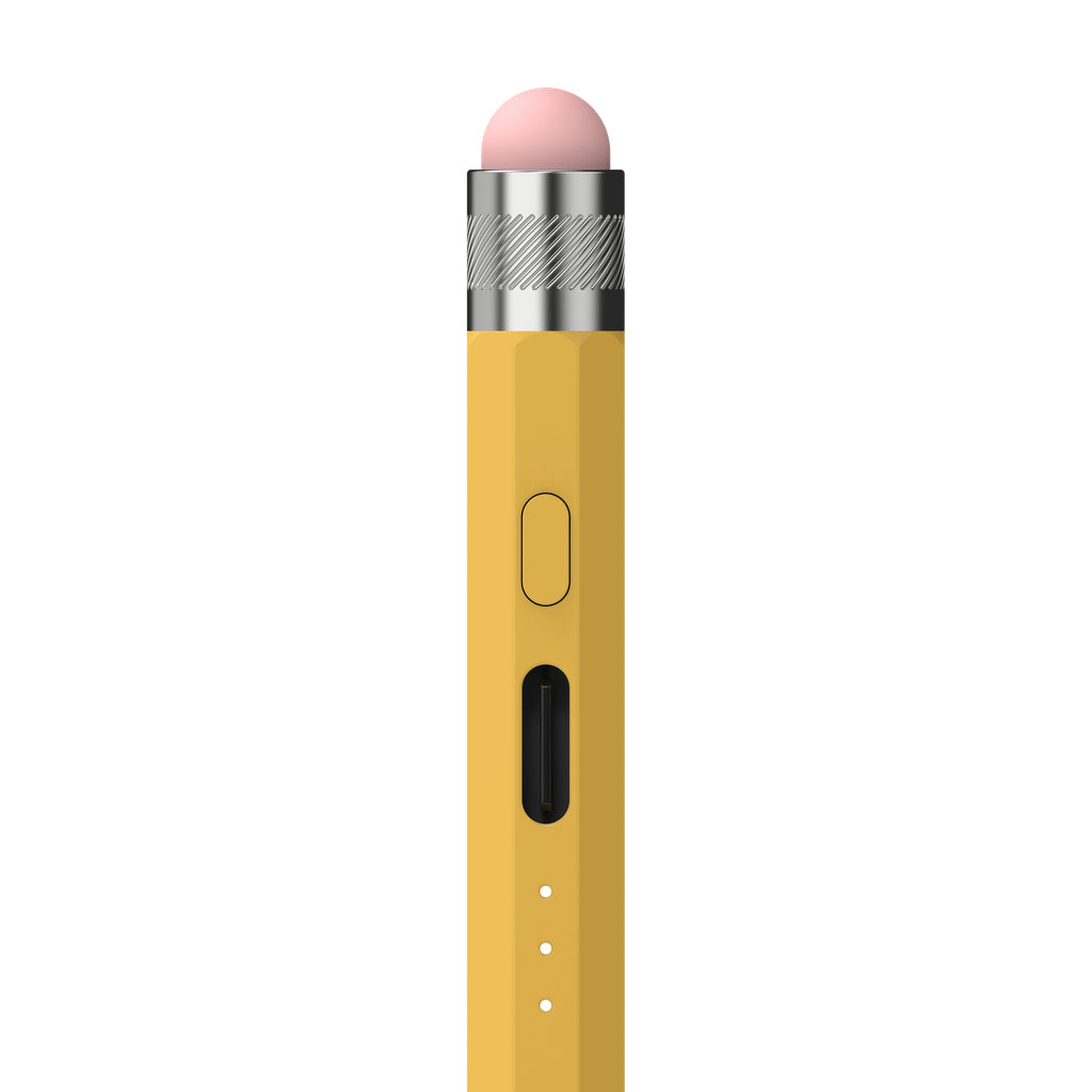 ZAGG Eingabestift für Apple iPad 11", 12,9", 8,3" – Neigungserkennung, Handballenerkennung – Gelb