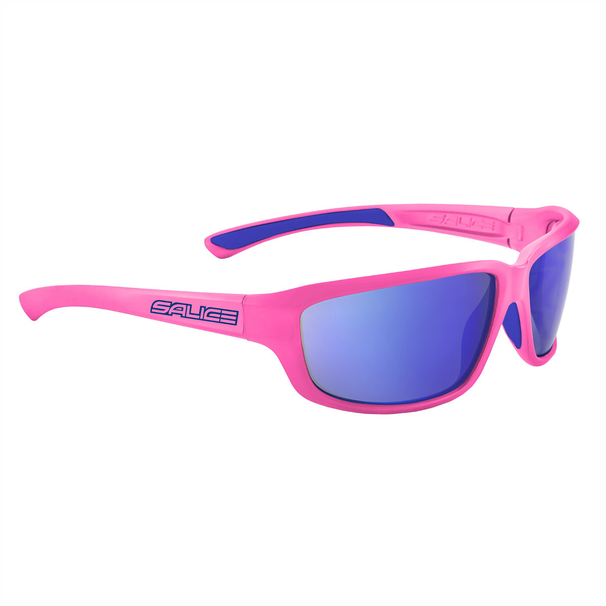 Salice Occhiali Sportbrille 001RW – Blaue Gläser, 100 % UV-Schutz, inkl. Schutzhülle
