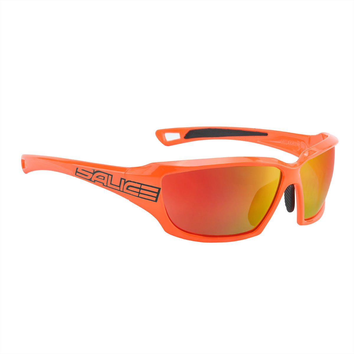 Salice Occhiali Schutzbrille 003RW – RW Rote Gläser, 100 % UV-Schutz, Oranger Rahmen