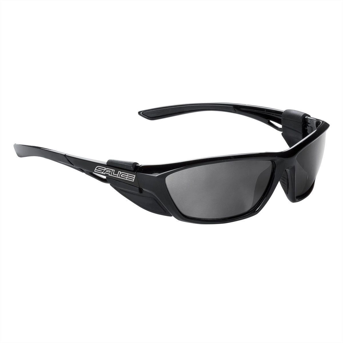 Salice Occhiali Schutzbrille 010RW – Schwarze Gläser, kratzfest, 100 % UV-Schutz
