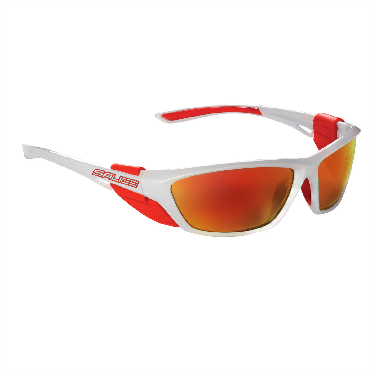 Salice Occhiali Schutzbrille – Rote Gläser, kratzfest, 100 % UV-Schutz