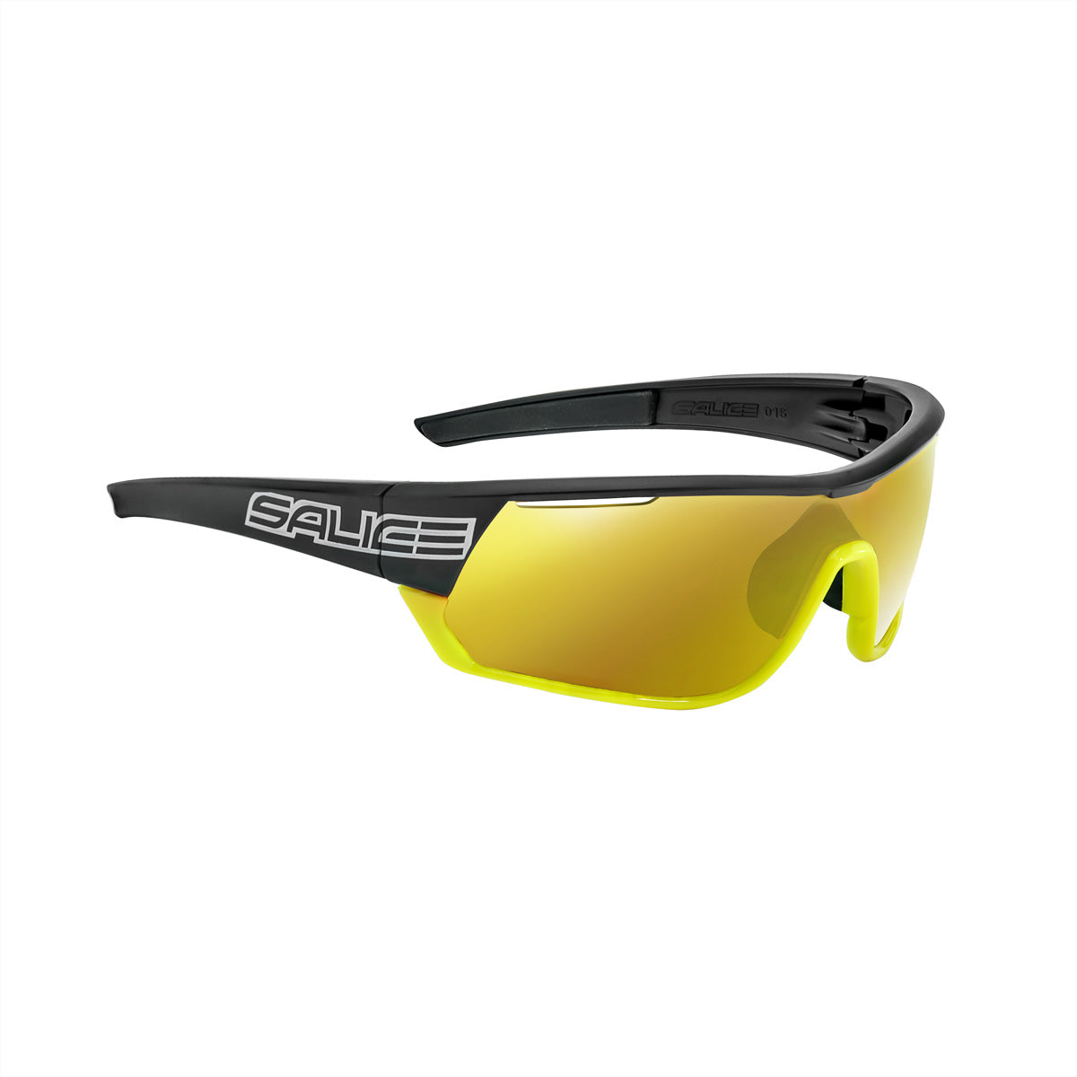 Salice Occhiali Schutzbrille 016RWX – Gelbe Gläser, kratzfest, 100 % UV-Schutz
